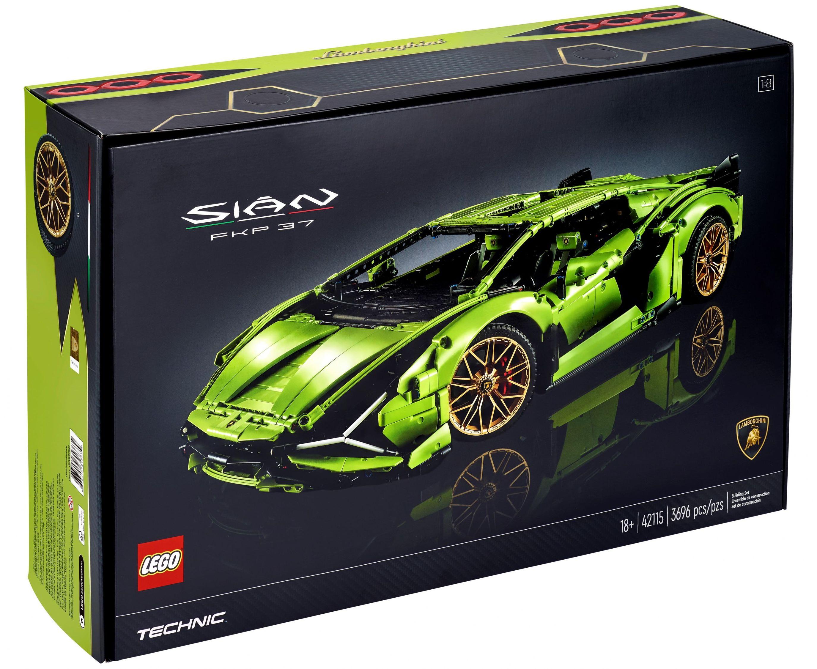 LEGO Technic End-Of-Live Set Lamborghini Sián FKP 37 - 42115 NEU! Teile 3696x
