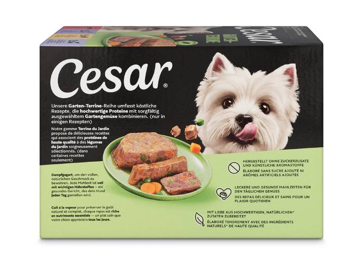Cesar Multipack Garden Terrine 8x150g