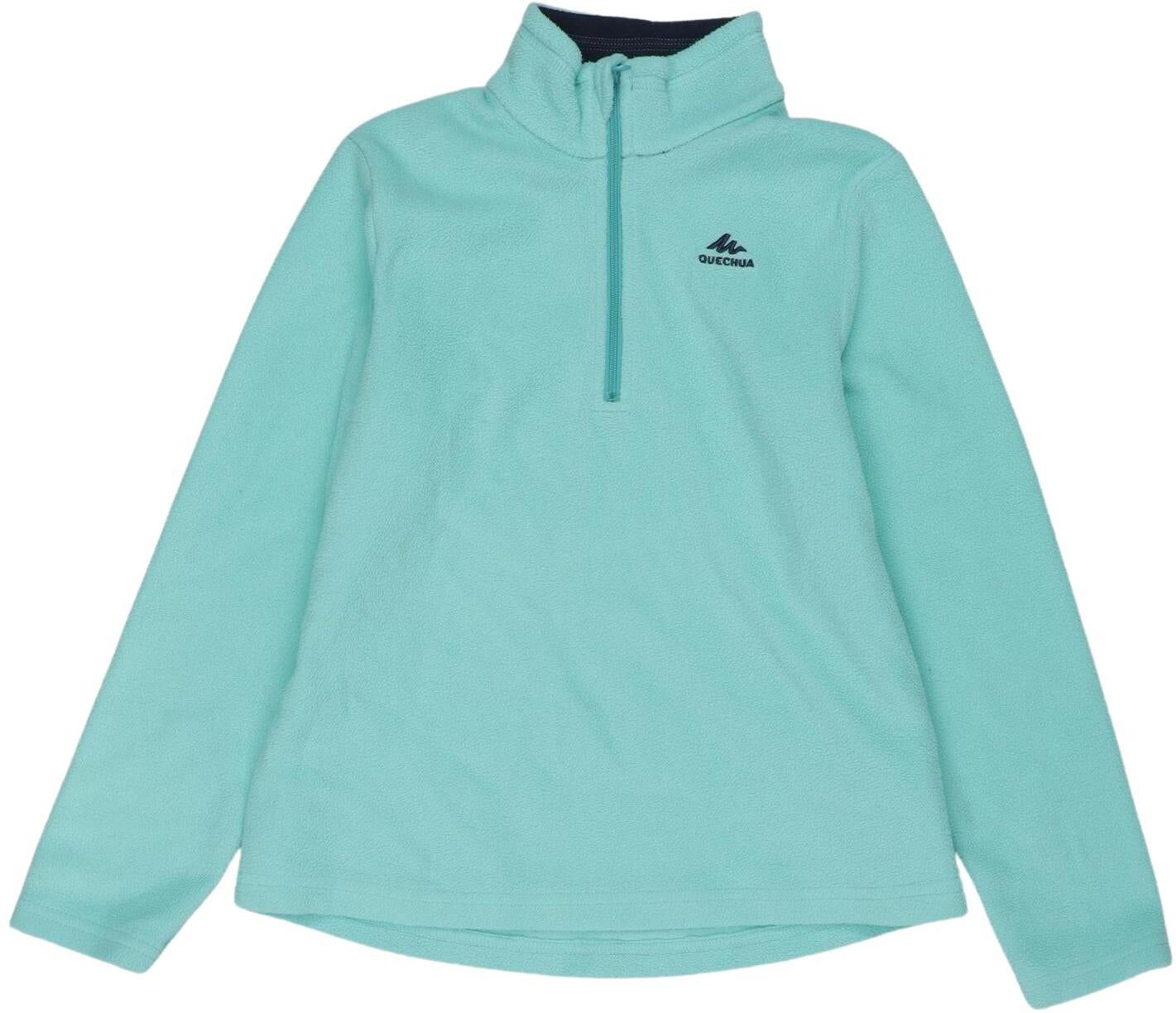 quechua Mädchen Kapuzenpullover oder Sweater, Türkis, Gr. EU 122 (US 7-8 Jahre), Synthetik - Second Hand