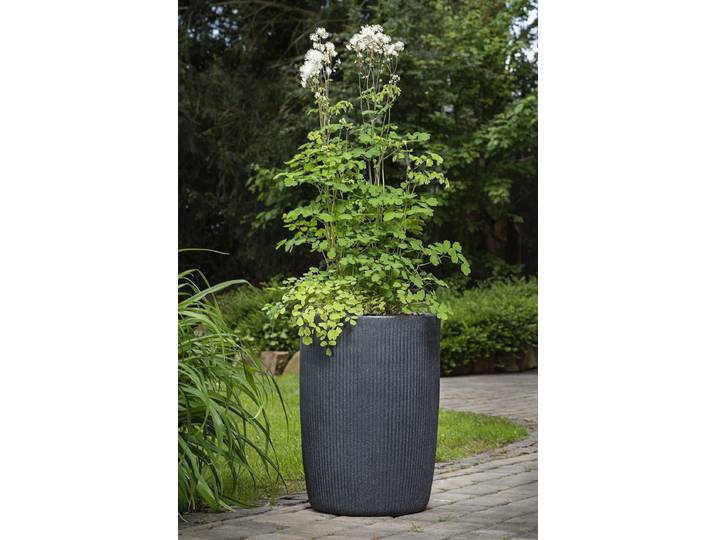 Vase à plantes 40/260 Ø 40cm Noir/Noir