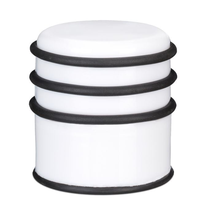 Relaxdays Deurstopper Wit - 10 stuks