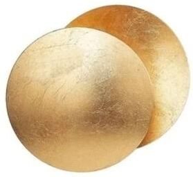 Useful Little Things Creative Moon Gold Copper LED Sconce For Aisle, Corridor, Bedside, And Living Room brass 9.84 In