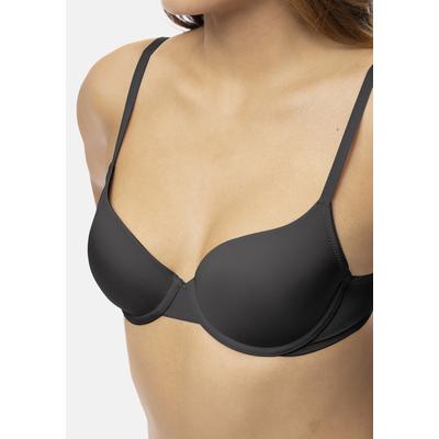 Bügel-BH DORINA "Michelle", Damen, Gr. 70, Cup B, schwarz, Obermaterial: 56% Polyamid, 32% Polyester, 12% Elasthan, unifarben, BHs Bügel-BH, leicht gepolstert, weicher Stoff
