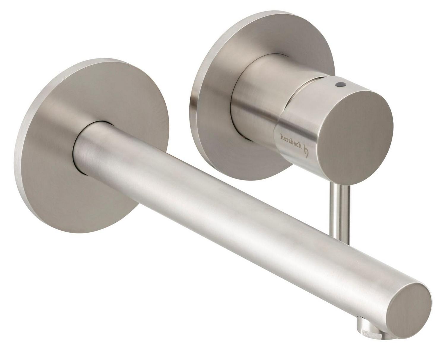 Herzbach DESIGN iX Waschtisch-Wandbatterie Farbset 210mm Edelstahl