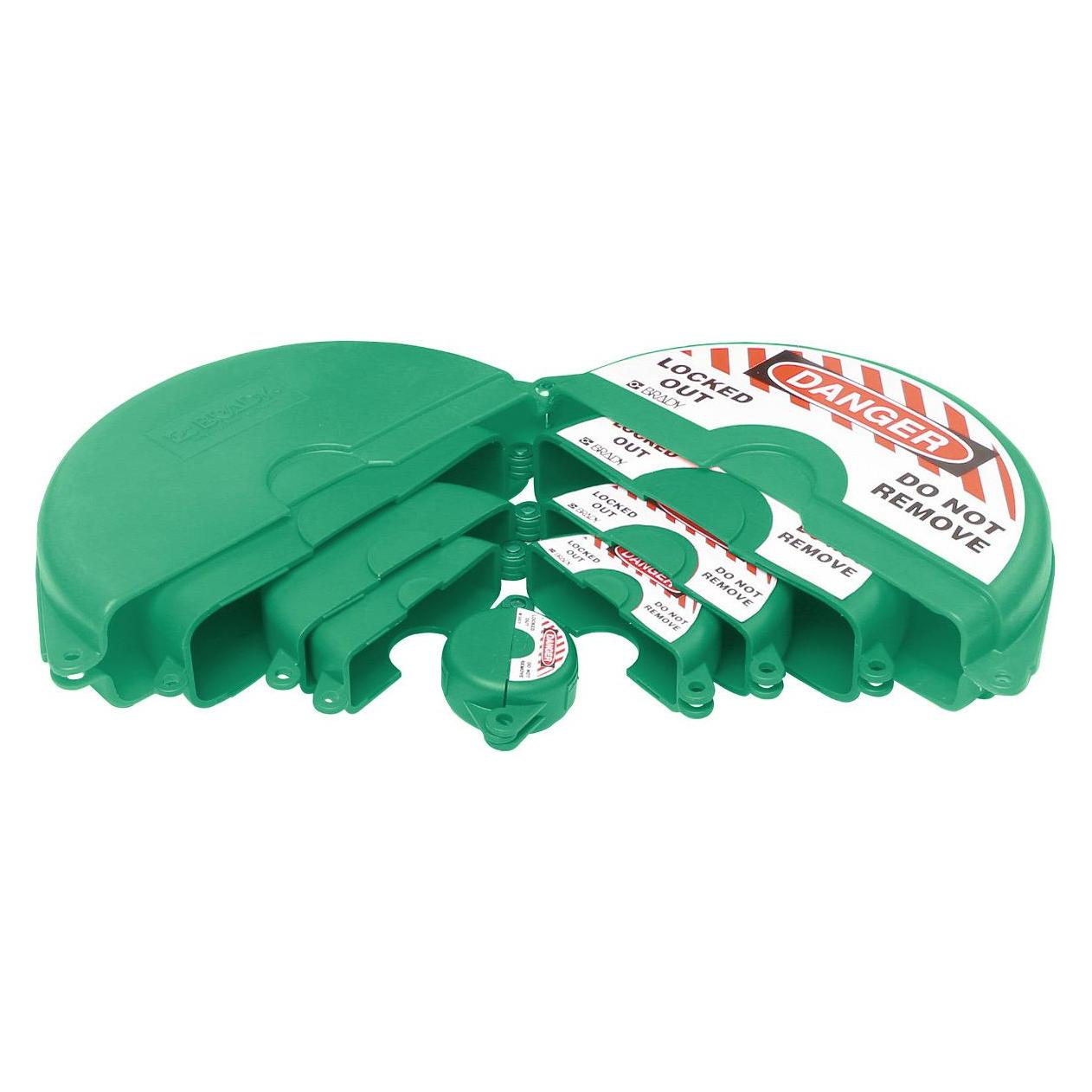 Brady Set mit Absperrvorrichtungen für Durchgangsventile (GVLO-SET-GRL)