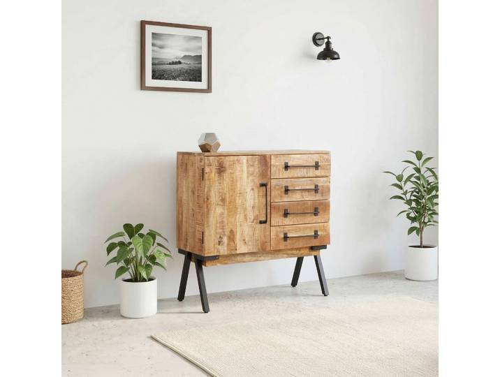 Petit buffet en bois massif - Retro Archi