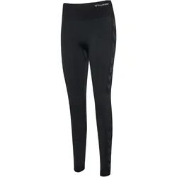 hummel hmlMT Shine Seamless Tights Damen 2508 - black melange M