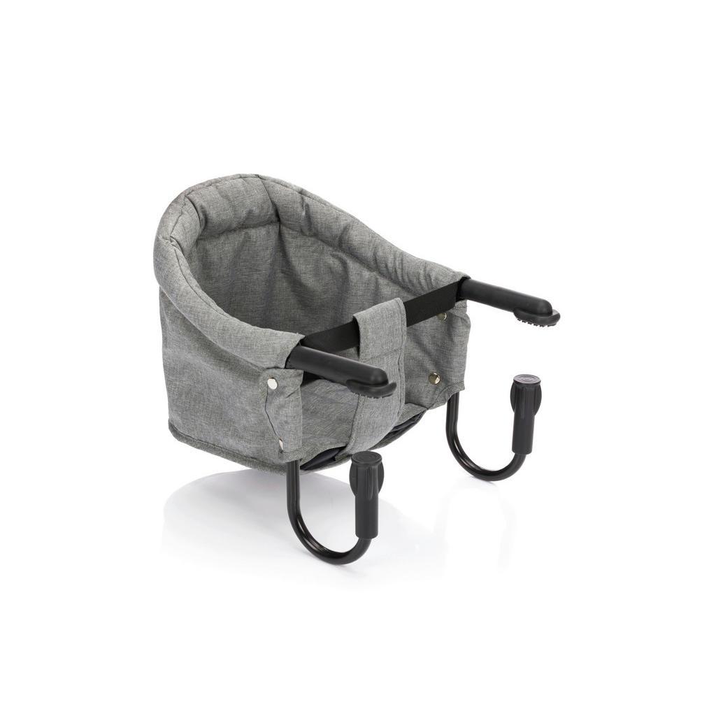 My Baby Lou Tischsitz , Hellgrau , Textil , Füllung: Polyester , 38x28.5x58.5 cm , SGS-geprüft , rutschfeste Gummiauflagen, Sicherheitsgurt, flach zusammenfaltbar , Baby- und Kindermöbel, Babyzimmer, Hochstuhl