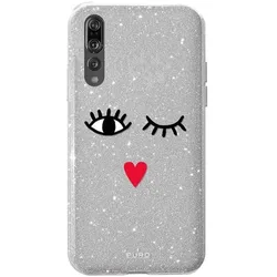 Puro Cover EYES Silver für Huawei P20 Pro 6,1"