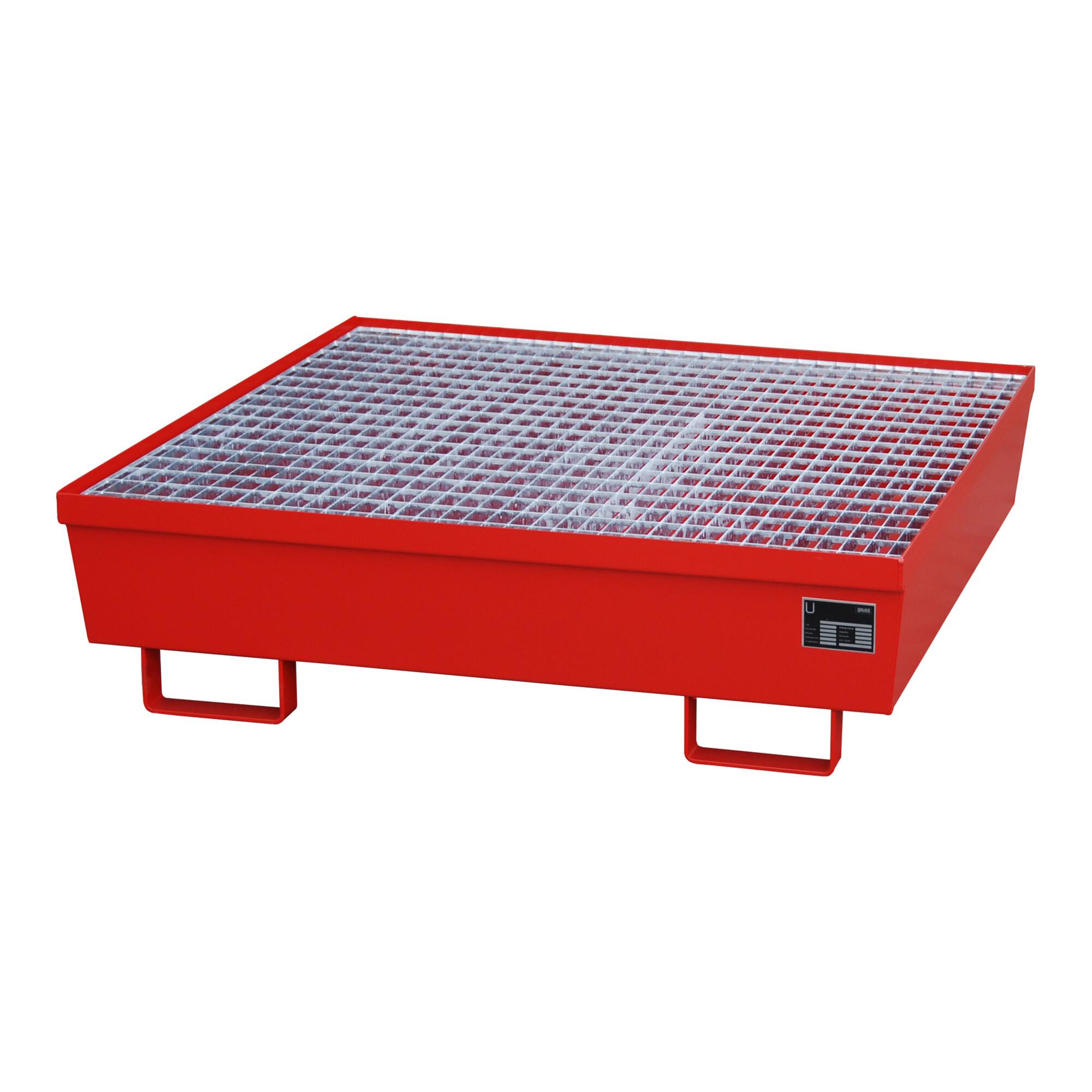 Bauer Südlohn Auffangwanne AM-4/A, lackiert, Feuerrot (4447-03-0000-3000)