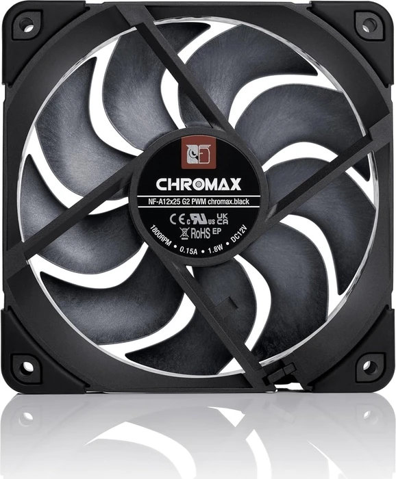 Noctua NF-A12x25 G2 PWM chromax.black