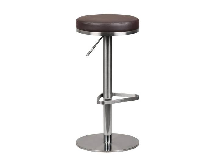 moebelfaktor Barhocker Bjerka, Metall, rund, Ø 38 cm, höhenverstellbar, Tresenhocker