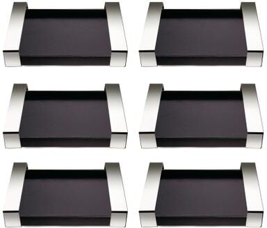 "Mepra Quattro Square Tray/Charger Plate 12.6"" - 6 Pieces"