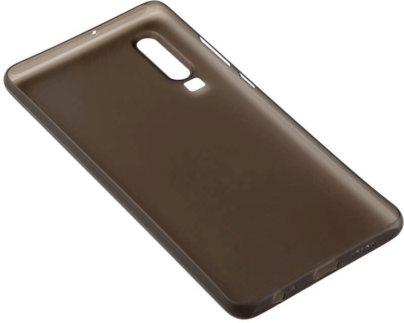 Huawei P30 GEAR Semi Transparent Fleksibelt Plast Mobil Cover - Sort