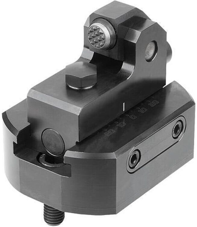 KIPP Spannelement Systemgröße 12 105 x 80 x 91mm Form D Stahl M12 (K2197.121050805)