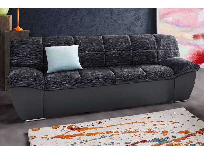 DOMO collection SPLASH Breite 211 cm, moderne Sitz- und Rückensteppung, komfortabel flache Armlehnen zum Entspannen