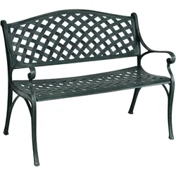 Costway COSTWAY Gartenbank Parkbank Gusseisen