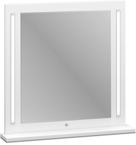 MLMEBLE Lustro Z Oświetleniem Dotykowe Mirror 02 Biały   Szybka Wysyłka