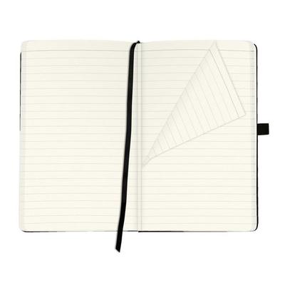 Herlitz Notizbuch Classic A5 96 Blatt liniert schwarz mit Leseband und Falttasche my.book, von , Herlitz