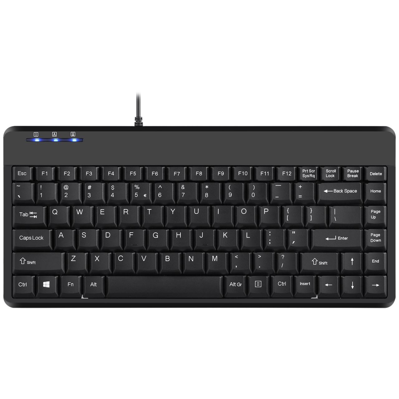 Perixx Periboard-409H USB Deutsch schwarz (kabelgebunden)