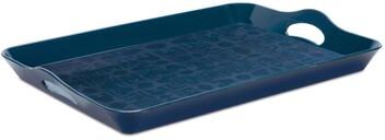 Melrose International "Abstract Geometric Print Tray 17""L"
