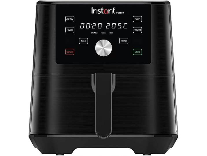 Instant Brands Vortex 6 Plus 4-in-1-Heißluftfritteuse 1700W, 3,7L - Heißluft-Frittieren, Backen, Braten, Grillen, Dehydrator und Speisenwärmer