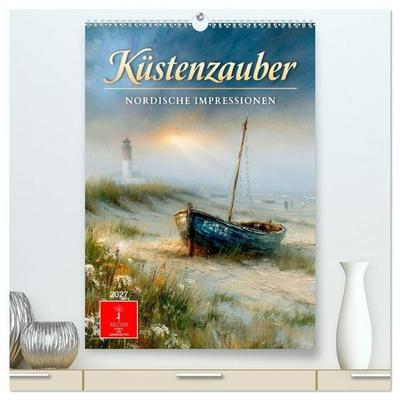 Küstenzauber - Nordische Impressionen (hochwertiger Premium Wandkalender 2027 DIN A2 hoch), Kunstdruck in Hochglanz