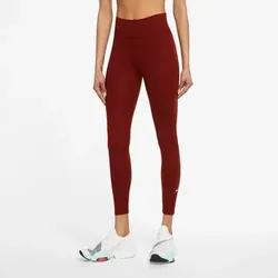 NIKE Damen Trainingstights NIKE DRI-FIT ONE ICON CLASH, Größe M in Rot Rot