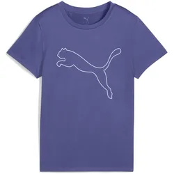 Puma, Damen, Sportshirt, W TAD ESSENTIAL Logo Tee (S), Blau