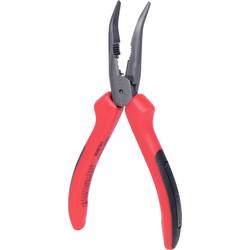 KS Tools 119.2018 Flachrundzange 45° gebogen Werkzeugstahl 165 mm