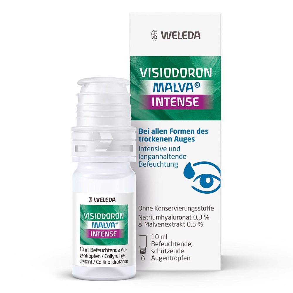 WELEDA AG Visiodoron Malva Intense Augentropfen 19422034