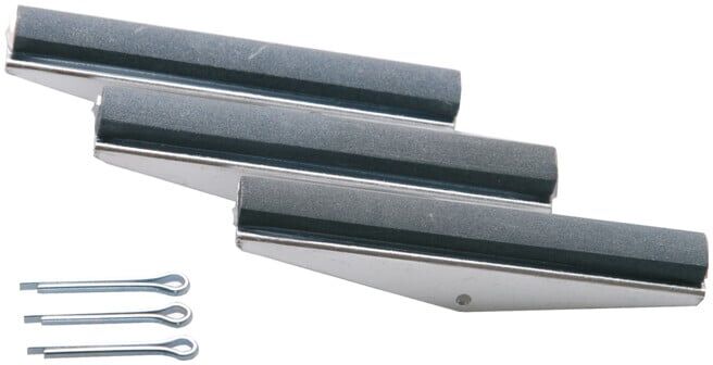 Pierres de rechange pour art. 1157 mâchoires 75 mm K 280 3 pièces BGS ; BGS technic (1258)