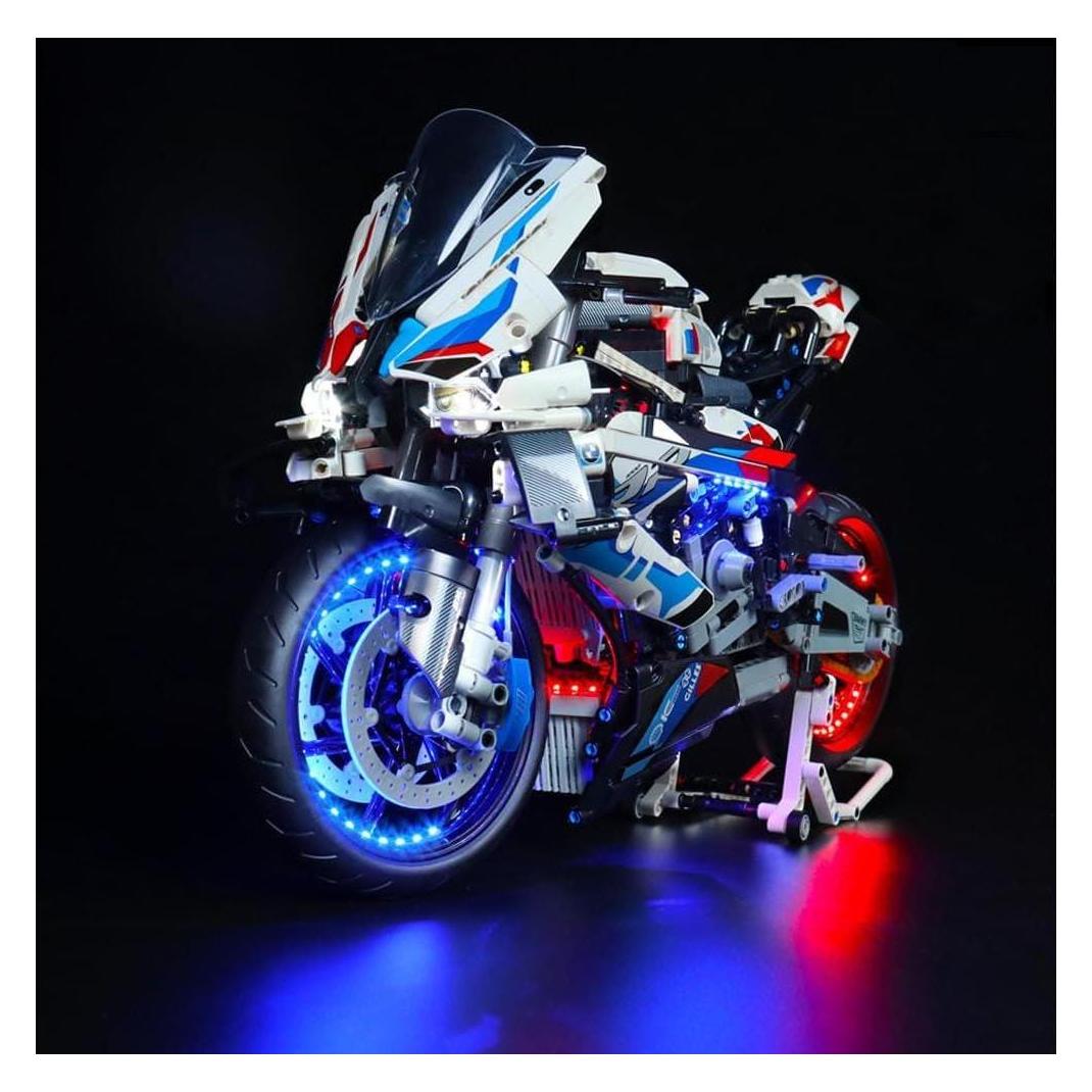 BrickBling LED Licht Set für LEGO BMW: Motorrad M 1000 RR (42130) inkl. Fernbedienung (P30402)