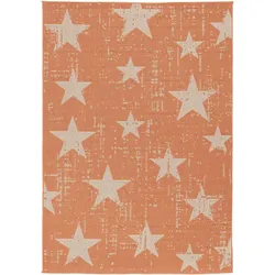 Pergamon, Teppich, In & Outdoor Teppich Flachgewebe Marbella Sterne (230 x 230 cm)