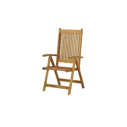 Gartenklappsessel aus Akazienholz Saigon 1 , holzfarben , Maße (cm): B: 57 H: 109,5 T: 65.0