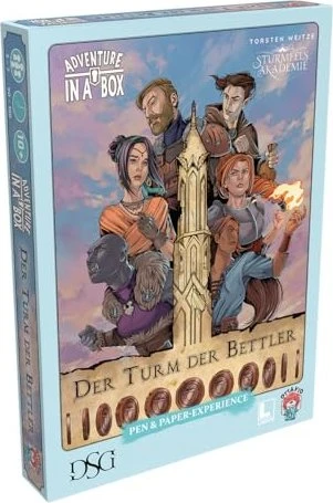 Adventure in a Box: Sturmfels Akademie - Der Turm der Bettler, Brettspiel