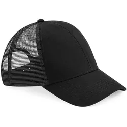 Beechfield Unisex 6-Panel Bio Trucker Kappe Netz Cap B60N