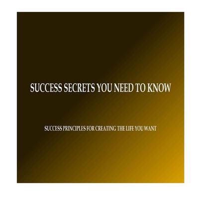 Success Secrets You Need to Know - Marcus T., Audio, 4251177558849