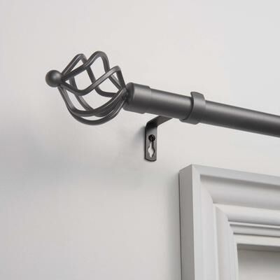 Porch & Den Freret 1-inch Curtain Rod and Finial Set