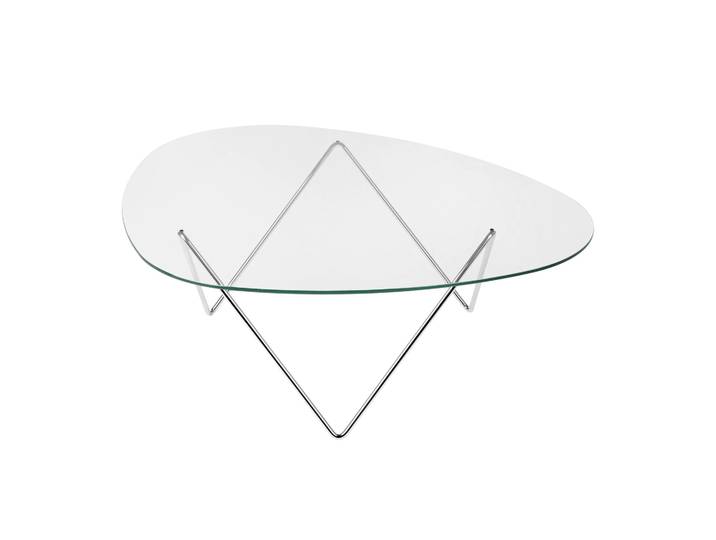 GUBI Table basse Pedrera Chrome
