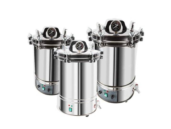 hzexun Autoclave Edelstahl-Dampfsterilisator Sterilisation Schrank Edelstahl für zahnärztliche medizinische Geräte (Normal,24L)