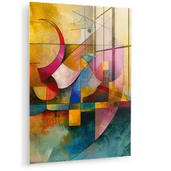ACRYLGLASBILD Kunst - Abstrakt - Modern 60x80 cm