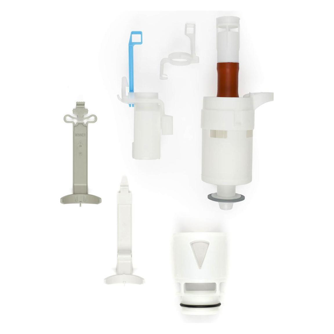 MEPA Ablaufventil-Set für UP-Spülkasten Typ A21 (weiss, Spülkasten Ersatzteil) (590299)
