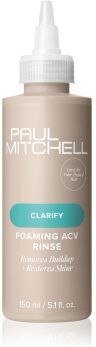 Paul Mitchell Clarify Foaming ACV Rince gel esfoliante suave para cabelo 150 ml. Clarify Foaming ACV Rince