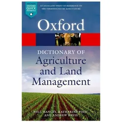 Dictionary of Agriculture and Land Management, Sachbücher von Will Foot Manley