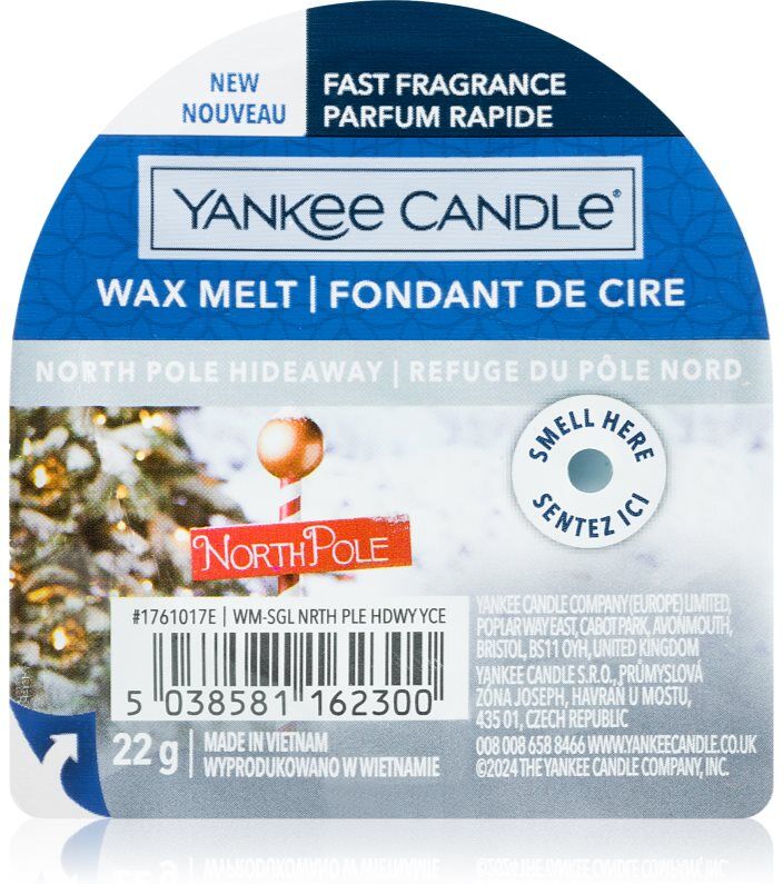 Yankee Candle North Pole Hideaway tartelette en cire 22 g
