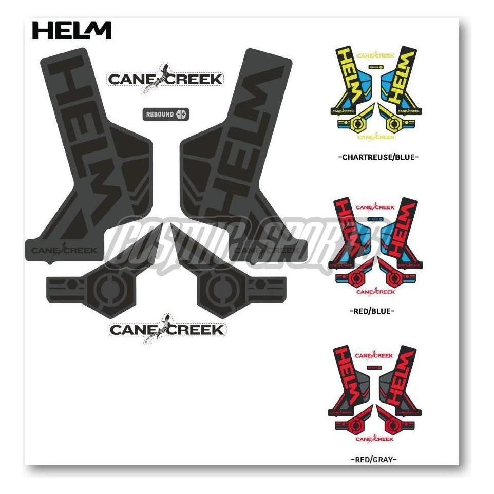 Cane Creek Sticker Kit, stealth black, Helm SALE (40083020)