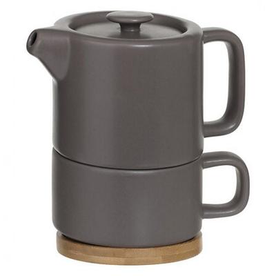 Teekanne Soli Cera Natur Taupe, Taupe