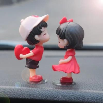 Uplift Essentials "Romantic ""Sweet Kiss"" 3D Animated Dashboard & Interior Ornament Set heart"