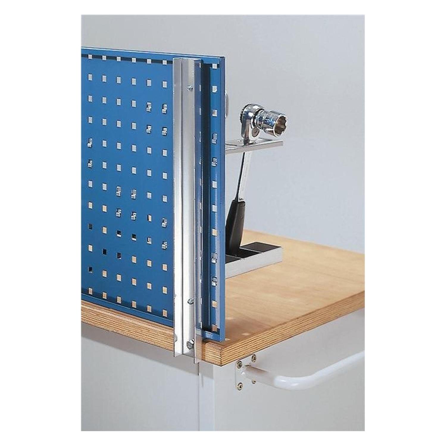 Rasterplan Werkbankhalterung für Plattenlänge 1500/2000 mm passend für Loch-/Schlitzplatten (4470.00.0401)